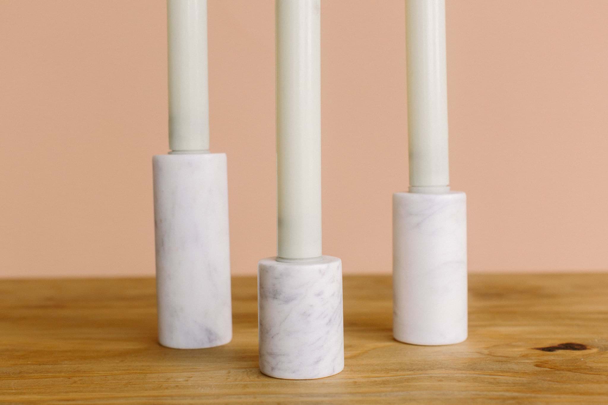 Picture of Marble Taper Holders (Set of 3)