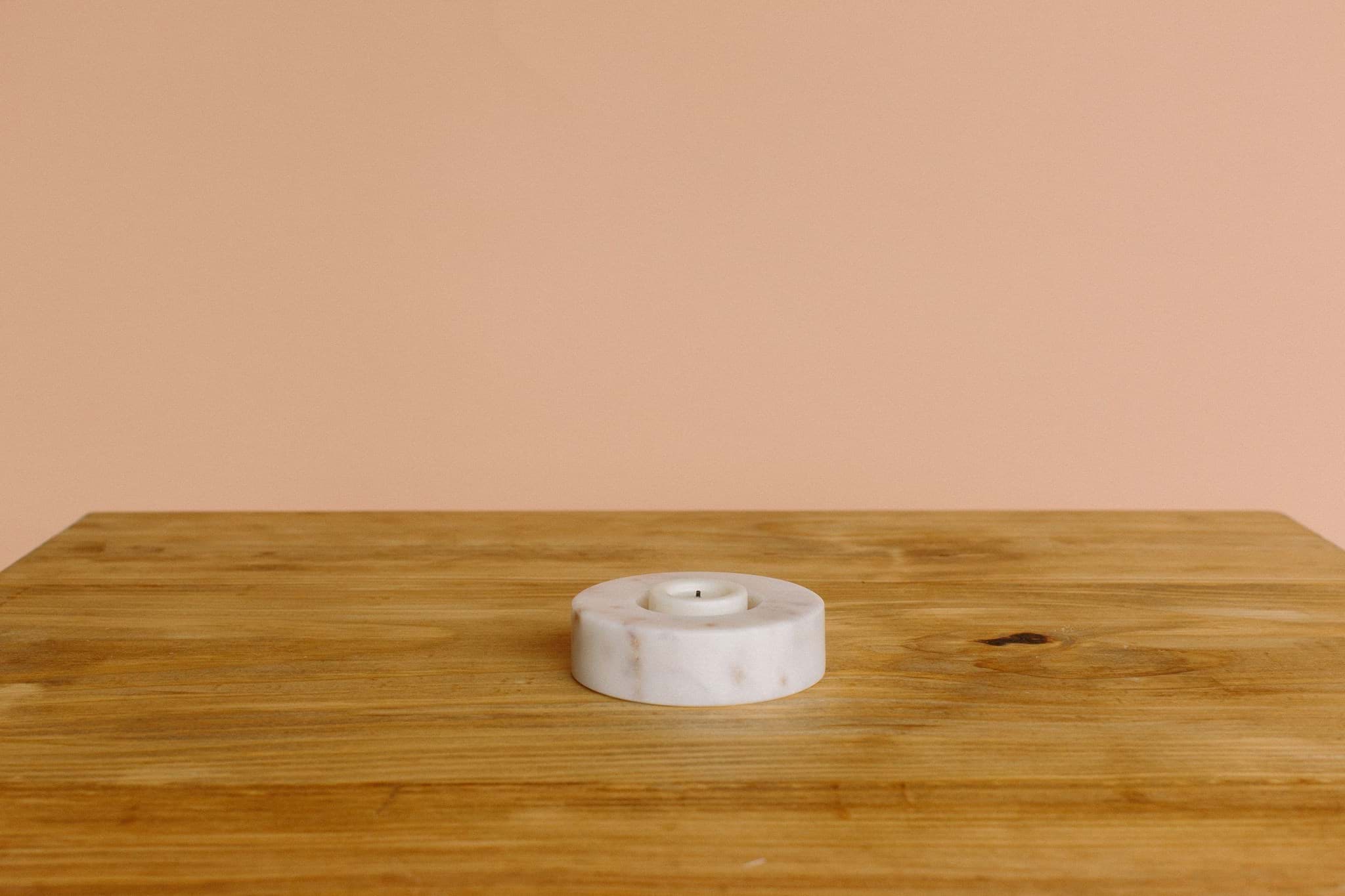 Picture of Marble Flat Votive Holder	