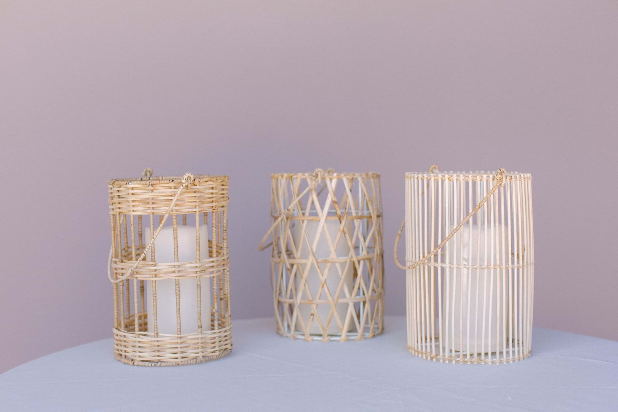 Picture of Cane Lanterns Set of 3 (Large)