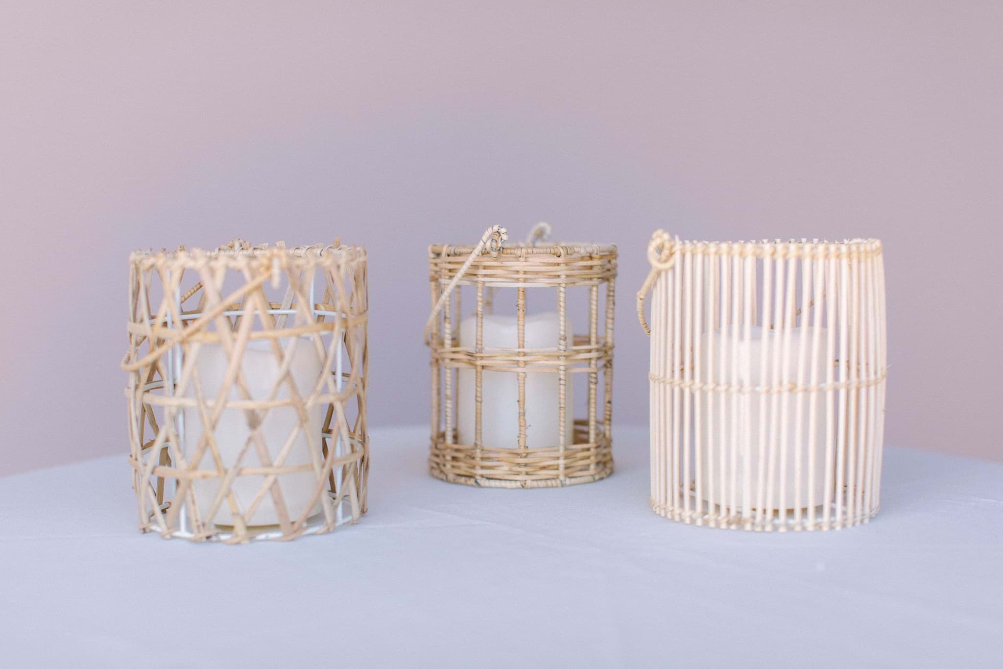 Picture of Cane Lanterns Set of 3 (Medium)