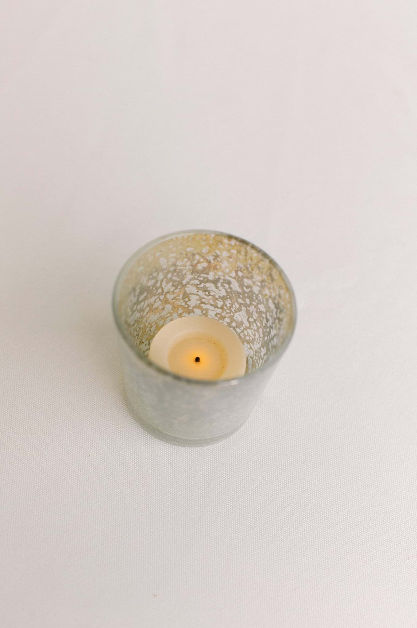 Picture of White Glass Votives (Set of 12)