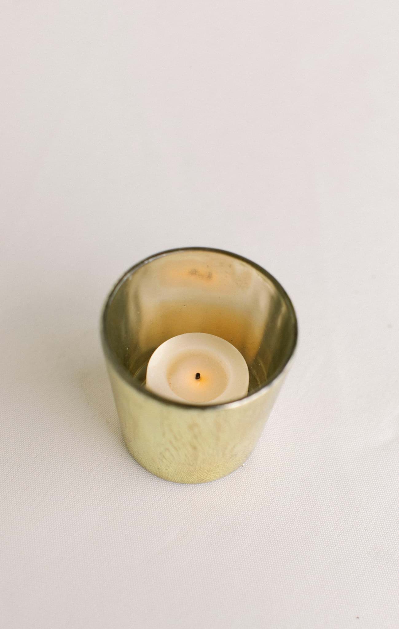 Picture of Gold Glass Votives (Set of 12)