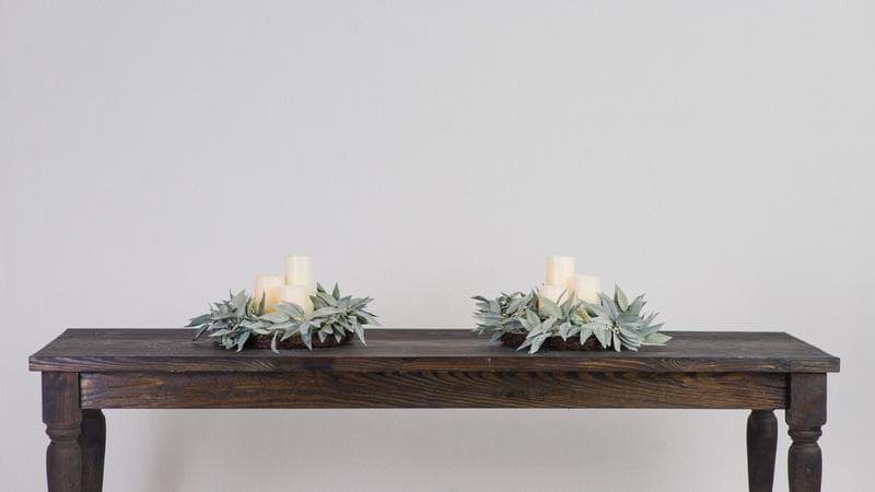 Picture of Frosted Leaf Wreath