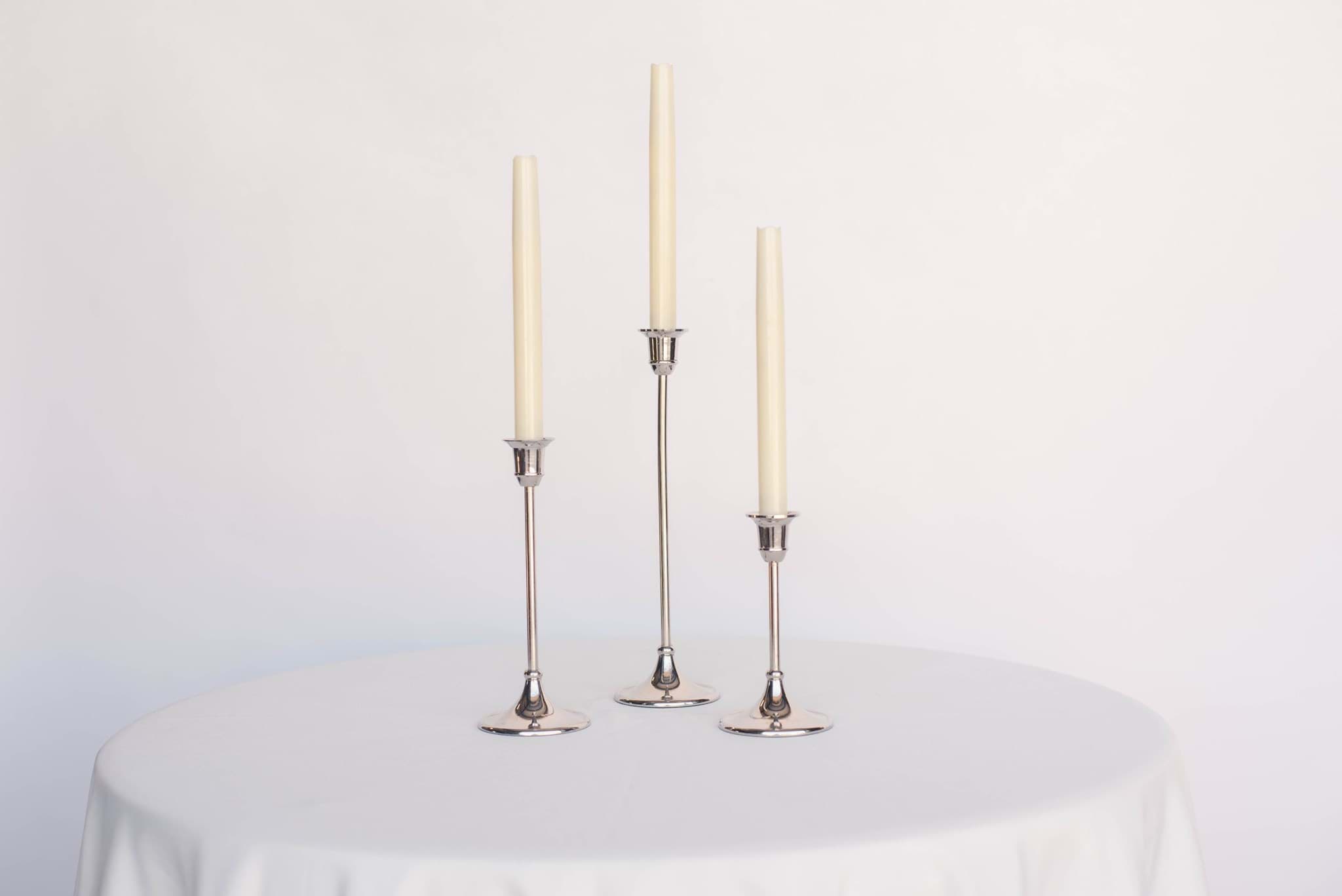 Picture of Classic Candlesticks Set of 3 (Silver)