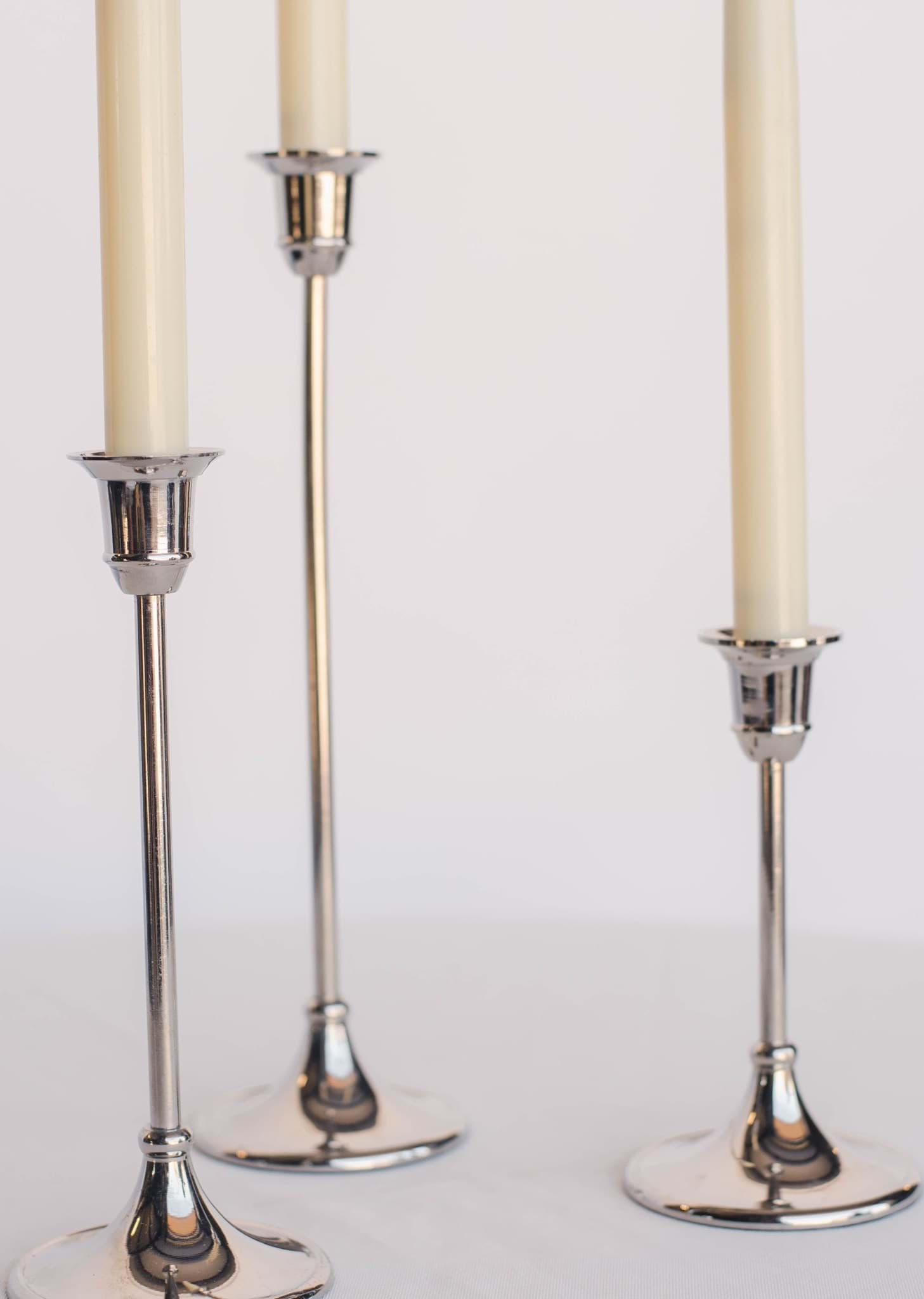 Picture of Classic Candlesticks Set of 3 (Silver)
