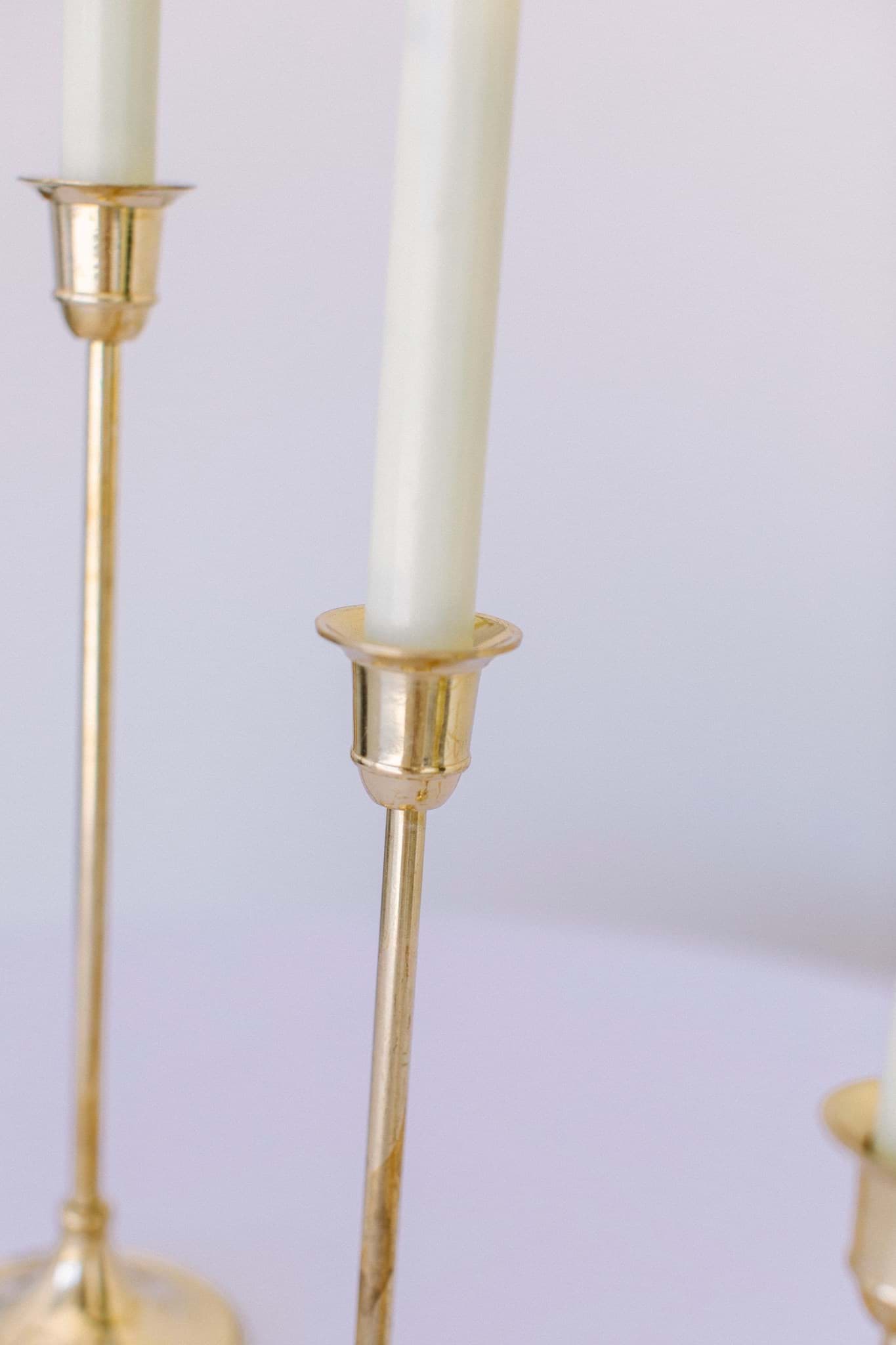 Picture of Classic Candlesticks Set of 3 (Gold)